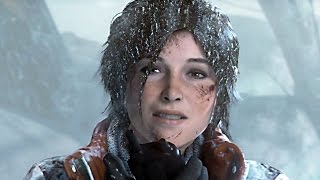 Rise of the Tomb Raider 2015 Gameplay Bear Fight Full Extended Demo [upl. by Enihpled]