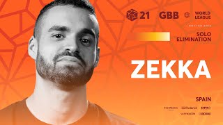 Zekka 🇪🇸 I GRAND BEATBOX BATTLE 2021 WORLD LEAGUE I Solo Elimination [upl. by Josie]