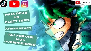 Deku Vs Flect Turn  ENG Dub  Altaktics Reaction 🔥🔥 shorts anime bokunoheroacademia animeedit [upl. by Artened]