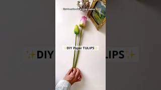 DIY Napkin Tulips  How to make a tulip using napkins [upl. by Buseck191]