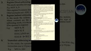 Explain Addressing Modes of 8085 Microprocessor with Examples  CSITAN [upl. by Meakem2]