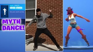 NEW CRISS CROSS TSM MYTH DANCE EMOTE ITEM SHOP NOV 2 FORTNITE BATTLE ROYALE [upl. by Allimaj]