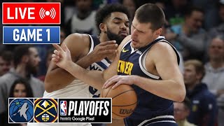 NBA LIVE Denver Nuggets vs Minnesota Timberwolves GAME 1  May 3 2024  NBA Playoffs 2024 LIVE [upl. by Hamas260]