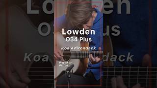 🎸 Lowden O34 Koa amp Adirondack played by Bertolf [upl. by Flore]