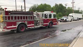 COMPILATION OF KEARNY FIRE DEPARTMENT RESPONDING THROUGH THE STREETS OF KEARNY NEW JERSEY 0 [upl. by Henry49]