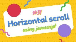 Horizontal ScrollBar Indicator 🖱 using javascript [upl. by Zawde287]