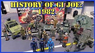 History of GI Joe  1982  Looking Back at A Real American Hero  Vintage Action Figures  Toys [upl. by Brinna]