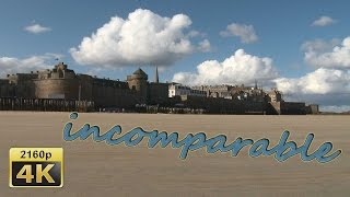 Saint Malo Brittany  France 4K Travel Channel [upl. by Nnaear873]