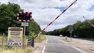 New Barriers amp Alarms Wallingford Level Crossing Oxfordshire Sunday 02072023 [upl. by Reiniar989]