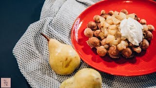 KĀ PAGATAVOT KANĒĻA BURBUĻVAFELES AR KARAMELIZĒTIEM BUMBIERIEM  recepte [upl. by Ferdinande]