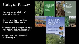 Ecological Silviculture for Restoration amp Adaptation in Int W Conifer Ecosystems  Jan 19 2024 [upl. by Rollecnahc]