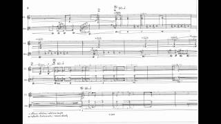 Gérard Grisey  Solo Pour Deux w score for clarinet and trombone 1981 [upl. by Singer786]