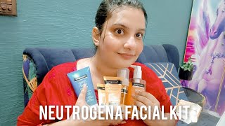 Neutrogena Facial Kit  Issy Acha Facial Meny Kabhi Use Nh Kiya 😲 😁 [upl. by Eshelman]