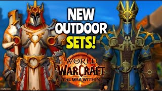 New INSANE Outdoor Armor Sets amp Weapons In 110 WoW The War Within  Arathor Sets [upl. by Melinde773]