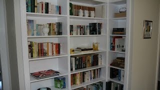 Built in bookshelves reveal [upl. by Marco]