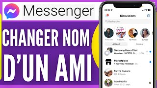 Comment Changer Le Nom Dun Ami Sur Messenger  En 2025 [upl. by Eyla]