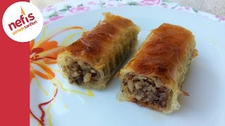 Cevizli Rulo Baklava  Kolay Baklava  Nefis Yemek Tarifleri [upl. by Norine339]