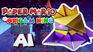 King Olly Battle But Its Continued by AI  Paper Mario The Origami King Music [upl. by Ciardap]