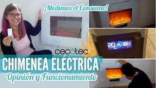 CHIMENEA ELÉCTRICA Cecotec OPINIÓN Instalación Consumo y Funcionamiento [upl. by Ecinev535]