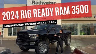 New 2024 Rig Ready Ram 3500 Laramie Night Edition Mega Cab 4x4  Stock  RR39824  Redwater Dodge [upl. by Kumar]