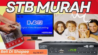 UNBOXING SET TOP BOX FLECO MXQ PRO DVBT2 PASANG MODE AV HDMI [upl. by Peugia858]