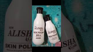 mashallah New Alisha Gold Skin polish with Blonder powder jis sy mily Apko 100 Result 03129661860 [upl. by Adnor738]