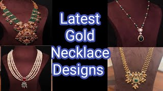 Latest Gold Necklace Designs 2024  Trending Collection [upl. by Hara]