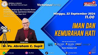 Ibadah Live Streaming GBI VIFA  Sr Ps Abraham C Supit  AptRobinson  22 September 2024 [upl. by Akema]