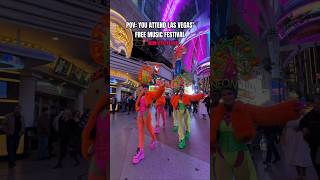 FREE THINGS TO DO in Vegas Neon City Festival [upl. by Ioab887]