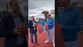 Besuch Basketballplatz in Friedrichsdorf für den Antrag zur Erstellung eines Platzes in Oberursel [upl. by Meneau]