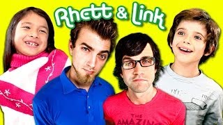 Kids React To Rhett and Link [upl. by Venu276]