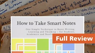 How To Take Smart Notes [upl. by Enneiviv618]