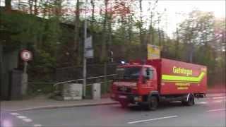 E MTW mit MZA  LF 1612  GW G3  TSFW  RW 1 mit FwA Öl Sep  KLFTh FF Greiz 12042014 [upl. by Etti]