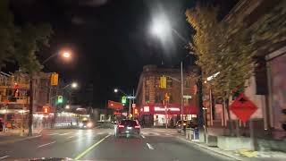 Dundas St W amp Ossington Ave to Lower Simcoe St amp Bremner Blvd uber bustedopen247 halloween [upl. by Karlotta]