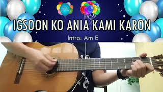 Mañanita  Igsoon Ko Ania Kami Karon  Guitar Chords [upl. by Carlin]