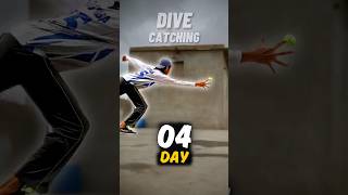 Fielding Practice  Day 04 📍 Dive Catching Practice  30daychallenge fieldingpractice shorts [upl. by Valerle179]