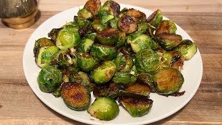 Crispy Glazed Brussel Sprouts My Favorite Brussel Sprouts Recipe [upl. by Willyt]