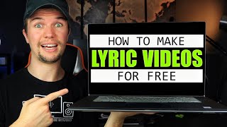 How to Make a LYRIC VIDEO For Beginners  Make Your Own FREE Lyric Videos VideoPad Edition [upl. by Wilhide]