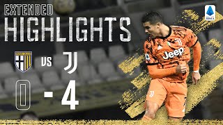 Parma 04 Juventus  Ronaldo Scores another Towering Header  EXTENDED Highlights [upl. by Eniruam]