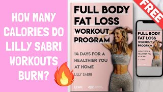 How many calories do Lilly Sabri workouts burn Trainer reviews Lily Sabri [upl. by Wurster]