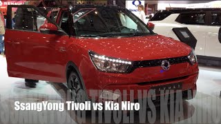 SsangYong Tivoli 2016 vs Kia Niro 2016 [upl. by Lramaj]