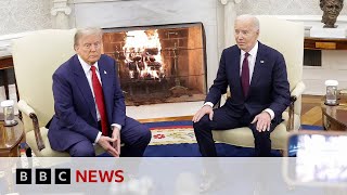 Biden and Trump The transition period  BBC News [upl. by Shargel143]