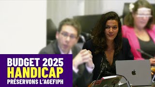 Intervention en Commission sur lAGEFIPH [upl. by Meeharbi376]