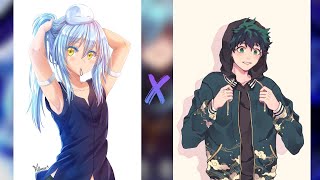 Manga Deku Reincarnated Texting Story Part 1 Deku x Fem Rimuru [upl. by Jeromy995]