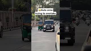 GWagon 🔥🔥 Auto trying to overtake😂😂Shorts Viral [upl. by Block]