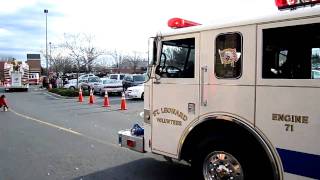 St Leonard Vol Fire Dept in Parade 2010 [upl. by Arutnev502]