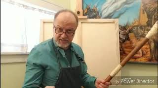 Paintingtutorial on Gessobord by janehuntart [upl. by Elrahc585]