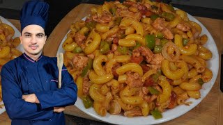 How To Make Chicken MacaroniQuick And Delicious MacaroniChef M Afzal [upl. by Anyr]