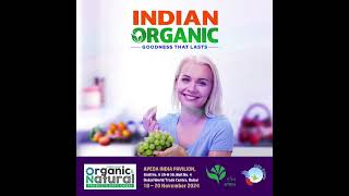 Discover the goodness of Indian Organic at the Middle East Organic amp Natural Products Expo Dubai [upl. by Minne5]