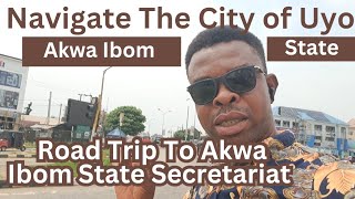 Uyo Akwa Ibom Road Trip To Akwa Ibom State Secretariat With 3 Major Landmarks Along The IBB Road [upl. by Nah530]